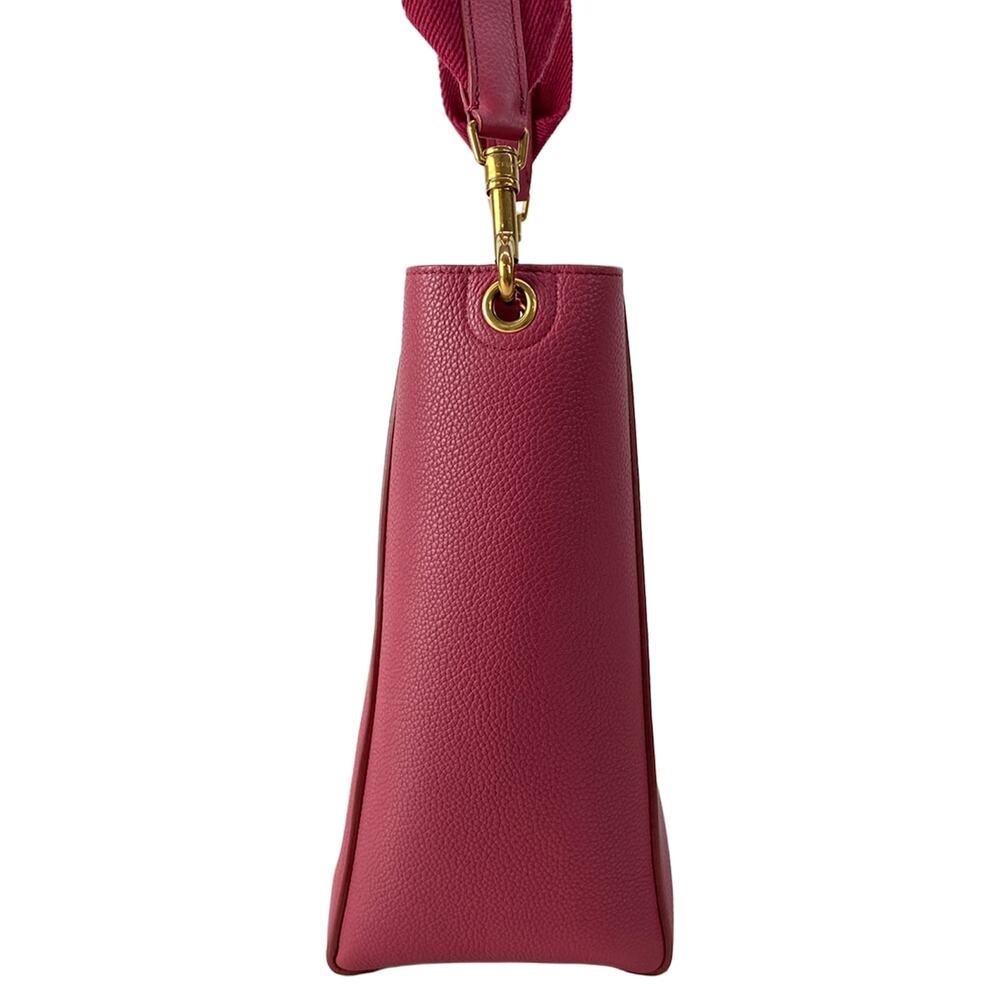 Celine Sangle bucket small Shoulder Bag 189303AH4.25RY Raspberry (Pink-Red) - Picture 2 of 15